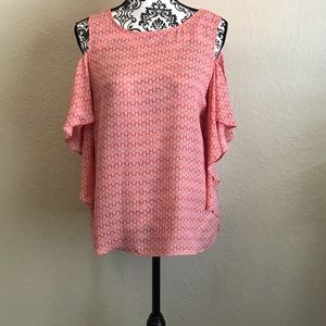 NWOT Orange Off Shoulder Blouse🔴 SALE
